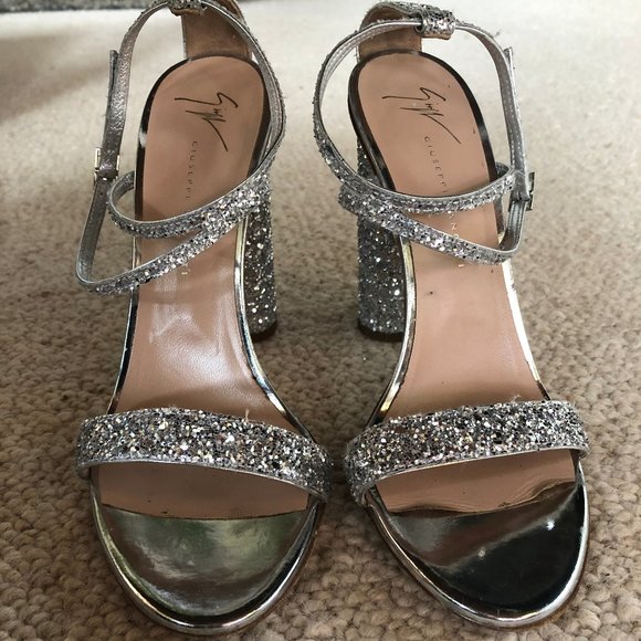 Giuseppe Zanotti Tara Glitter Heels - Picture 3 of 5